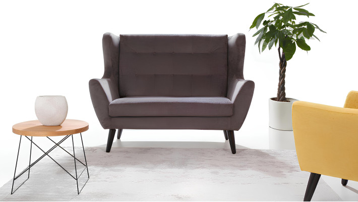 Moderns pelēks kanapejs 3+1 vietas