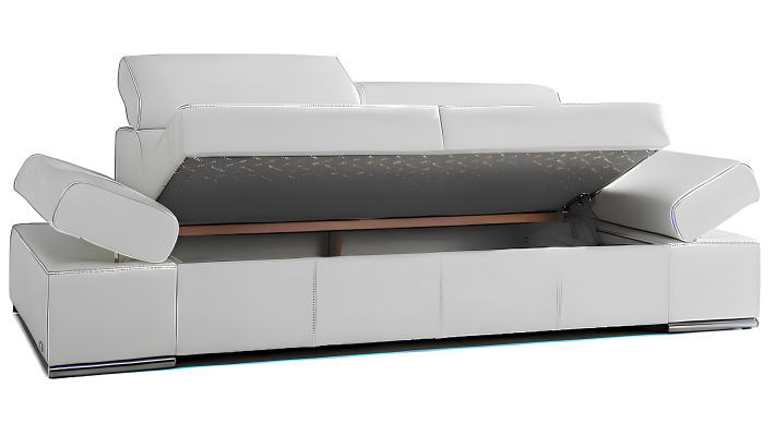 Jauns daudzfunkcionāls dīvāns no 100% itāļu ādas