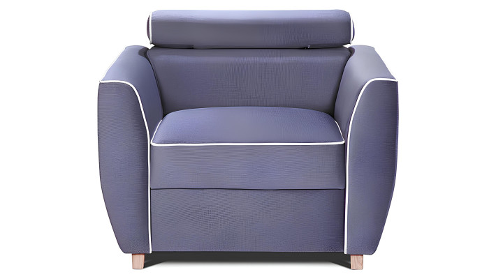 Dizaina krēsls ar auduma pārvalku 1 personai viesistabai