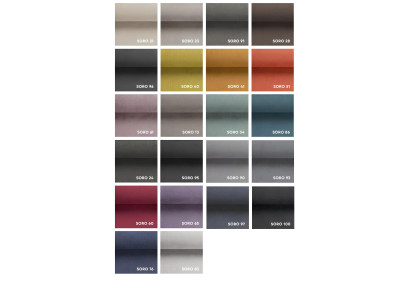 Mūsdienīgs trīs vietu dīvāns ar gultas funkciju audumā