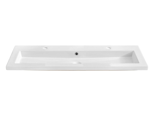 Keramik divvietīga vanna ar baltu pamatni