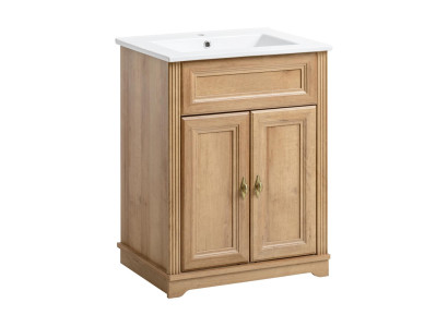 Mobilais vannas istabas mēbeļu komplekts ar izlietni, kas ir mazāka par 60 cm