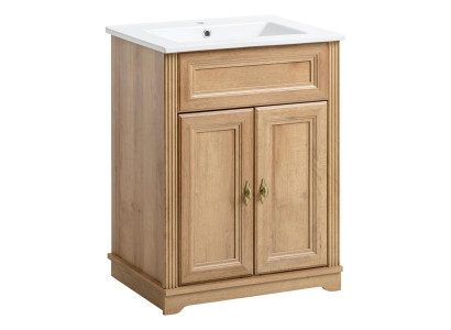 Mobilais vannas istabas mēbeļu komplekts ar izlietni, kas ir mazāka par 60 cm