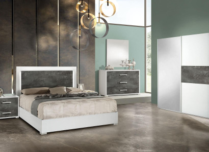 Lusso Doppio viesnīcas dizaina gulta mūsdienu koks 160x200cm jauna viesnīca