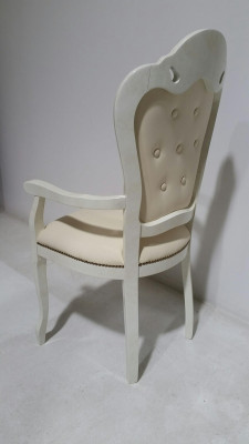 Dizainera klasiskā koka ēdamkrēsls luksusa jauni mēbeles