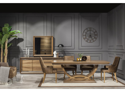 Luksusa ēdamgalda 207x101cm elegants koks