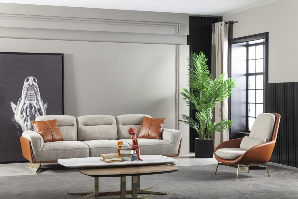 Brūns kluba krēsls