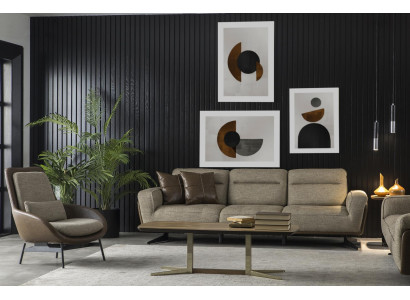 Ērts un plašs stūra dīvāns 260cm Audums