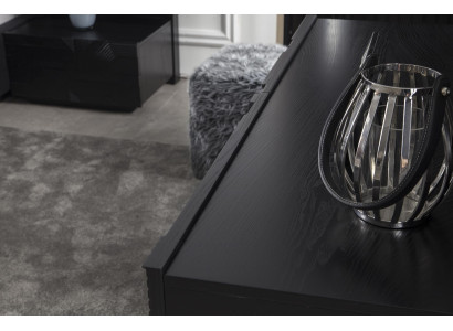 Melna mobilā skapja 138 cm