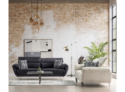 Ērts stūra dīvāns 3+3 dīvāna relaksācijas komplekts