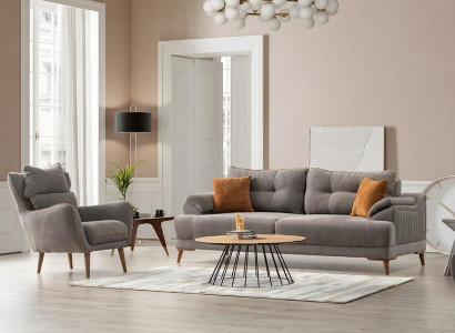 3+3+1 dīvāna kombinācija jūsu modernajai viesistabai