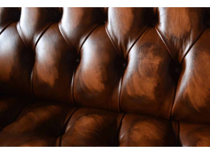 Luksusa Česterfīlda 2-vietīgs dīvāns