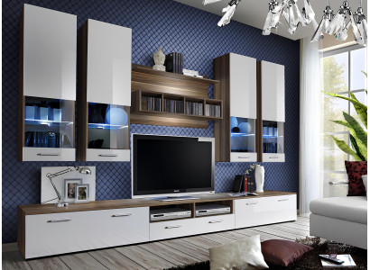 Mobilā viesistabas mēbeļu TV statīvs sienas skapis luksusa mēbeles