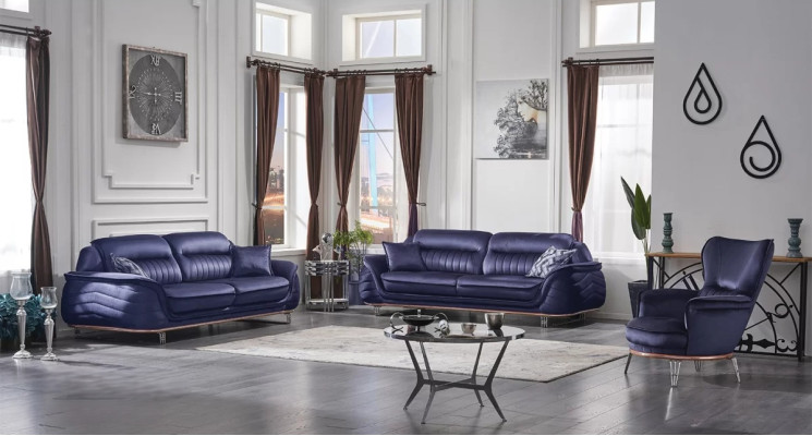 Luksusa 3 daļu dīvānu komplekts viesistabai 3+3+1 sēdvietas