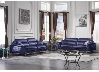 Luksusa 2x trīsvietīgs auduma dīvāns viesistabai