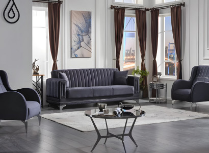 3 daļu auduma dīvānu komplekts ar mīksto dīvānu 3+1+1 modernie dīvāni