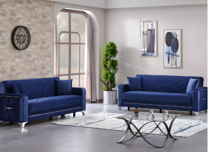 Dizaina dīvānu komplekts viesistabai 2x trīsvietīgi dīvāni ar polsterētu mēbelēm Dizaina dīvānu komplekts viesistabai 2x trīsvietīgi dīvāni ar polsterētu mēbelēm