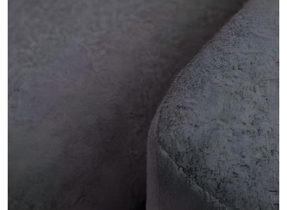 Mūsdienu L formas melns dīvāns viesistabai