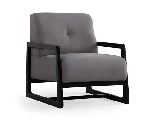 Elegants trīs sēdvietu pelēki-melns dīvāns viesistabai 3 gabali