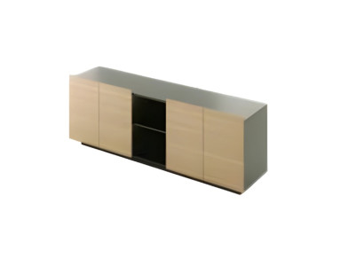 Brūna pelēka dizaina dokumentu skapis luksusa biroja mēbeles moderna plaukts