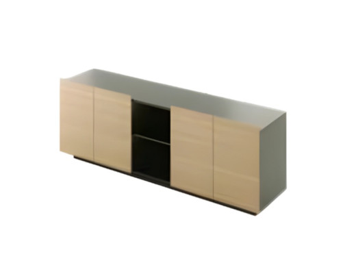 Elegants biroja komplekts ar deluxe dokumentu skapīti un moderniem sienas paneļiem