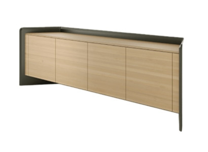 Luksusa koka dokumentu skapītis brūnā pelēkā krāsā birojam