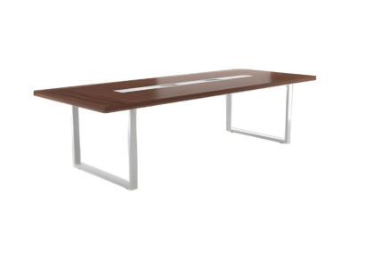 Moderns brūns konferenču galds konferenču zālei