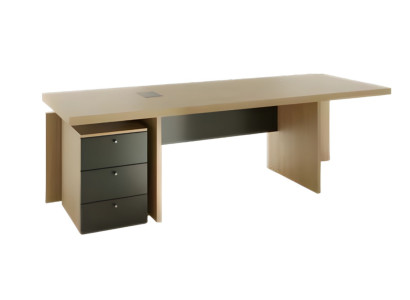 Mūsdienīgs koka birojs darba videi