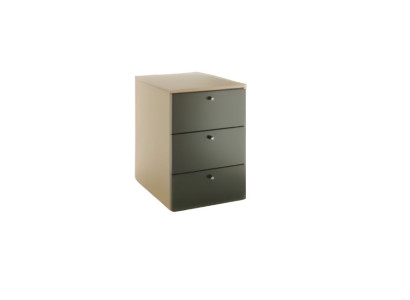 Moderns pelēks biroja kumode