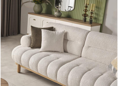 Trīs vietu dīvāns mīkstās mēbeles