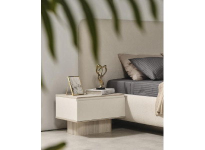 Mūsdienu luksusa koka naktsgaldiņu komplekts