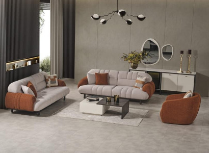 Dizaina viesistabas dīvānu komplekts 3 gabali 2x 3 vietas krēsls Dizaina viesistabas dīvānu komplekts 3 gabali 2x 3 vietas krēsls