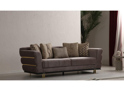 Pildīts trīsvietīgs dīvāns 230 cm