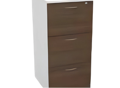 Luksusa koka dokumentu skapis baltā un brūnā krāsā