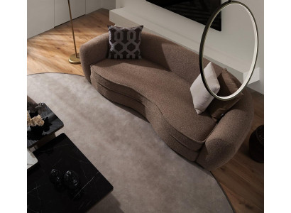 Luksusa mūsdienu dizaina polsterēts 3-vietīgs dīvāns jauniem viesistabas mēbelēm