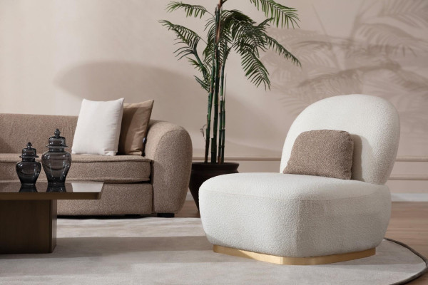 Apmaksāts auduma krēsls 1 sēdeklis luksusa klasiskā moderna dizaina