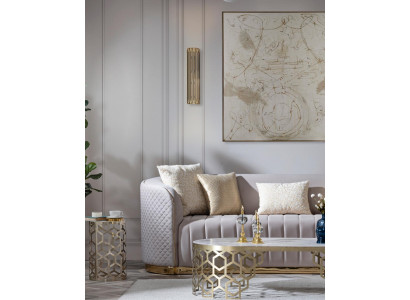 Pildīts dizaina dīvāns 3 sēdvietām