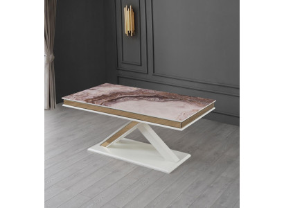 Luksusa ēdamgalda izvelkamais koka galds Moderns dizains ēdamistabai Jauns