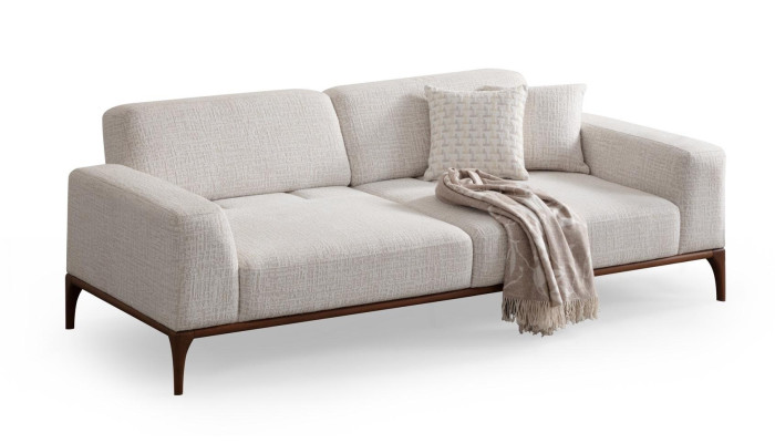 3+3+1 sēdvietu dīvāna komplekts ādas krēsls