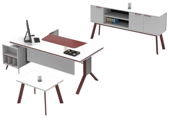 Biroja galda papildgalda mobilais komplekts 3 gab.