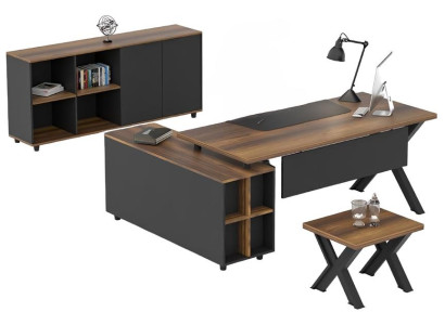 Stūra biroja galds multifunkcionāls