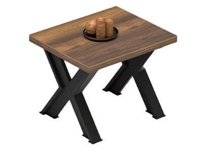 Kafijas galdiņš ar X formas kājām, biroja mēbeles