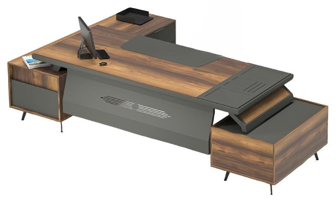 Biroja konsoles mēbele komplekts 3 gabali