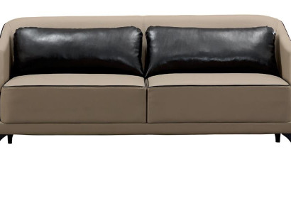 Dzīvojamās istabas dīvānu komplekts 3+1+1 ar mīksto apdari un koka galdu 3 gabali