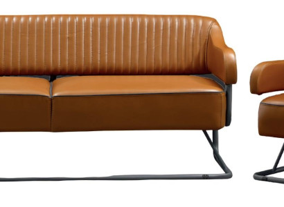 3+1 sēdvietu dīvānu komplekts moderns polsterēts ādas krēsls