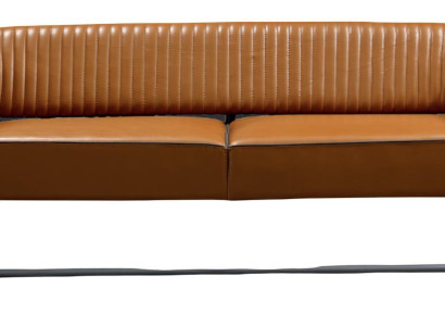 3-vietīgs dīvāns JV Muebles moderns dizains ādā un koks