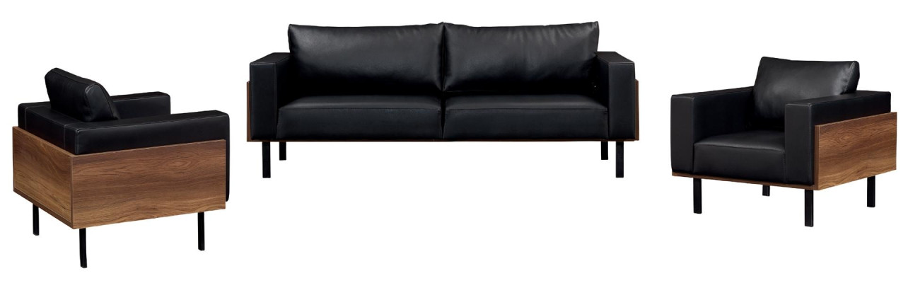 3 daļu dīvānu komplekts 3+1+1 luksusa moderns ādas jauns