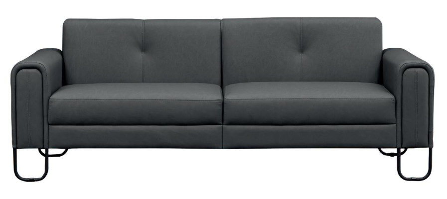 3-vietīgs dīvāns JV Muebles moderns dizains ādas koks jaunums