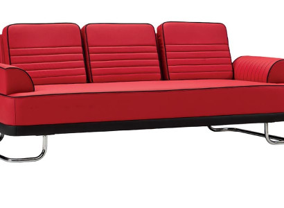 3 daļu dīvānu komplekts 3+1+1 ādā estētiski izcilam viesistabai