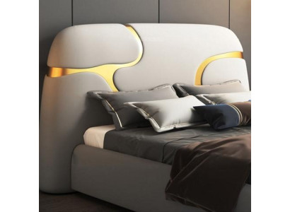 Mūsdienu pelēks un zelta gulta